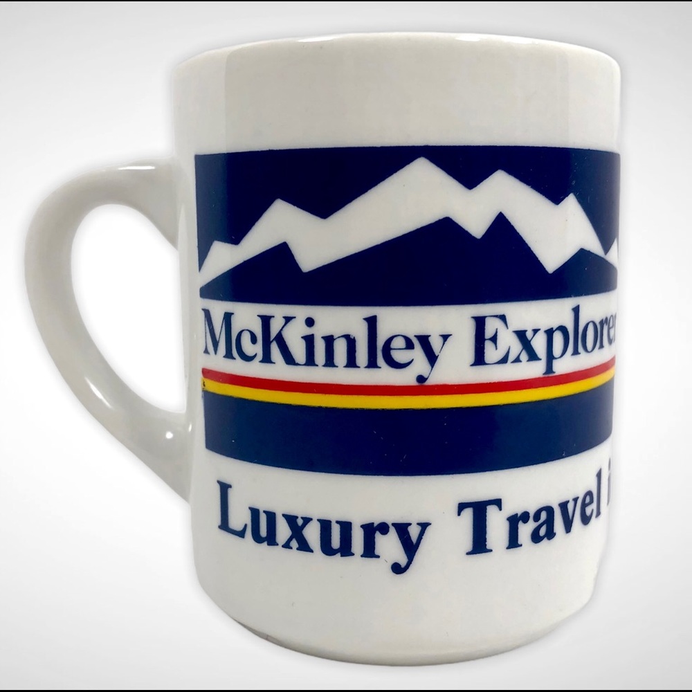 RARE Vintage MCKINLEY EXPLORER Alaska Coffee MUG